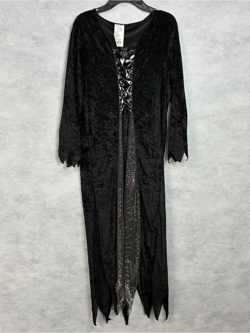 Vtg Totally Ghoul Silver Spider Witch Womens Costume One Size (Small) Halloween